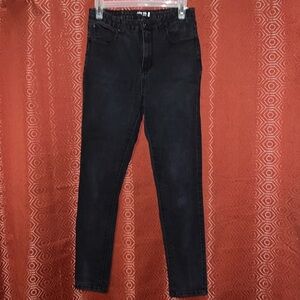 Monkey Ride Black Skinny Jeans 11/30